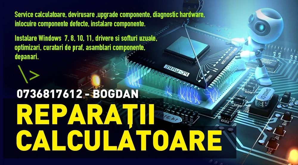 Servicii software, instalări sisteme operare