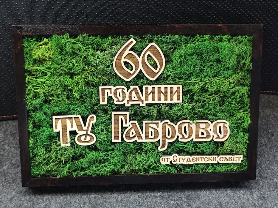 Жива картина със скандинавски мъх