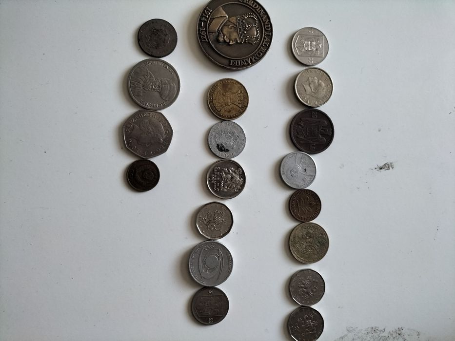 Monede colecție plus medalie