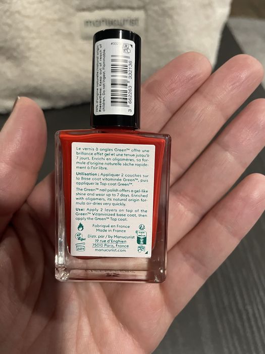 Manucurist Paris - лак за нокти, Poppy Red