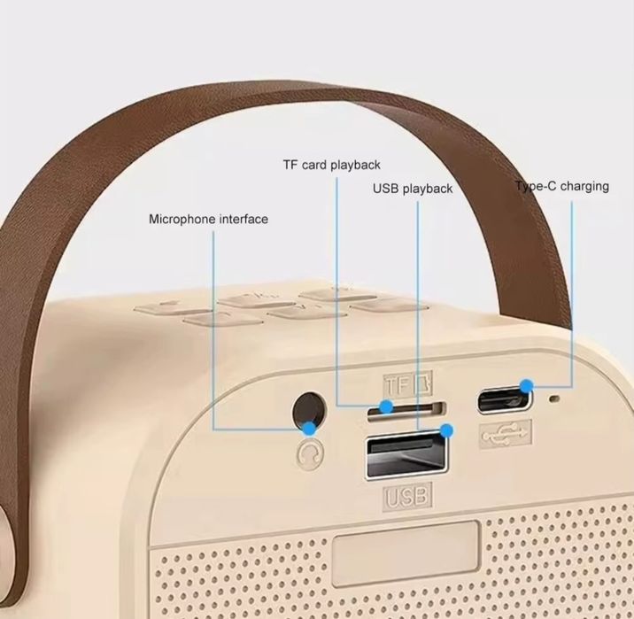 Boxa  2 microfoane pentru copii si adulti, wireless