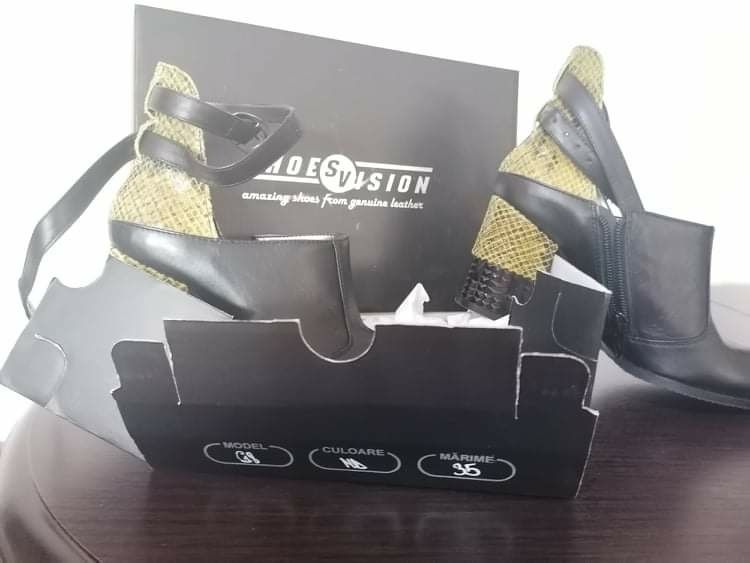 Pantofi piele, mărimea 35