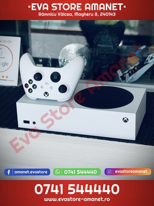 Consola Gaming Microsoft xBox Series S Stocare 512GB SSD 120 FPS HDR VRR Dolbi Vision Atmos DTS x Full Box