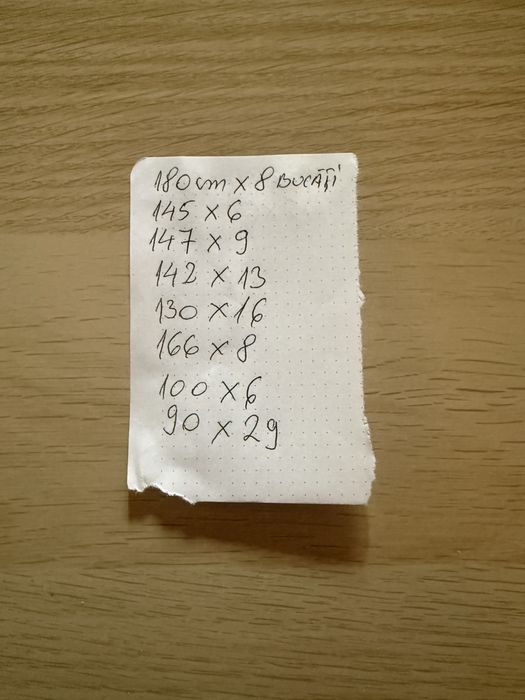 Scândură cherestea rindeluită/ lacuita