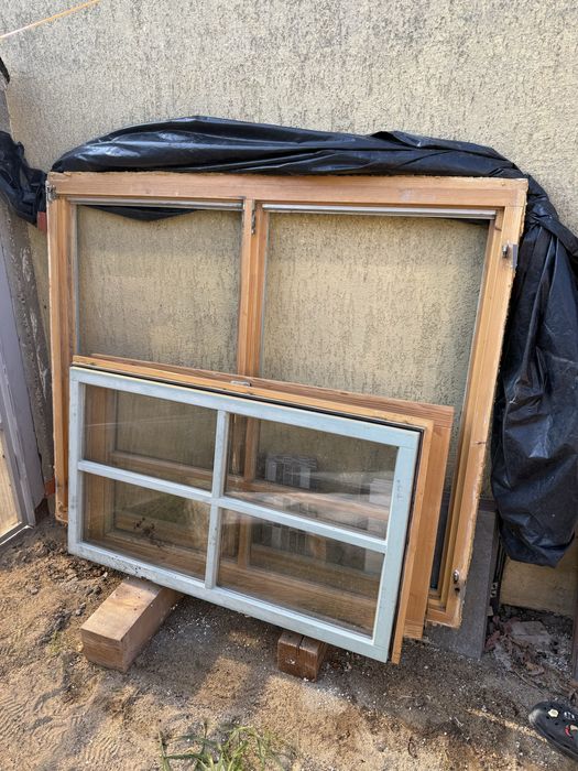 Geam lemn masiv cu sticla termopan