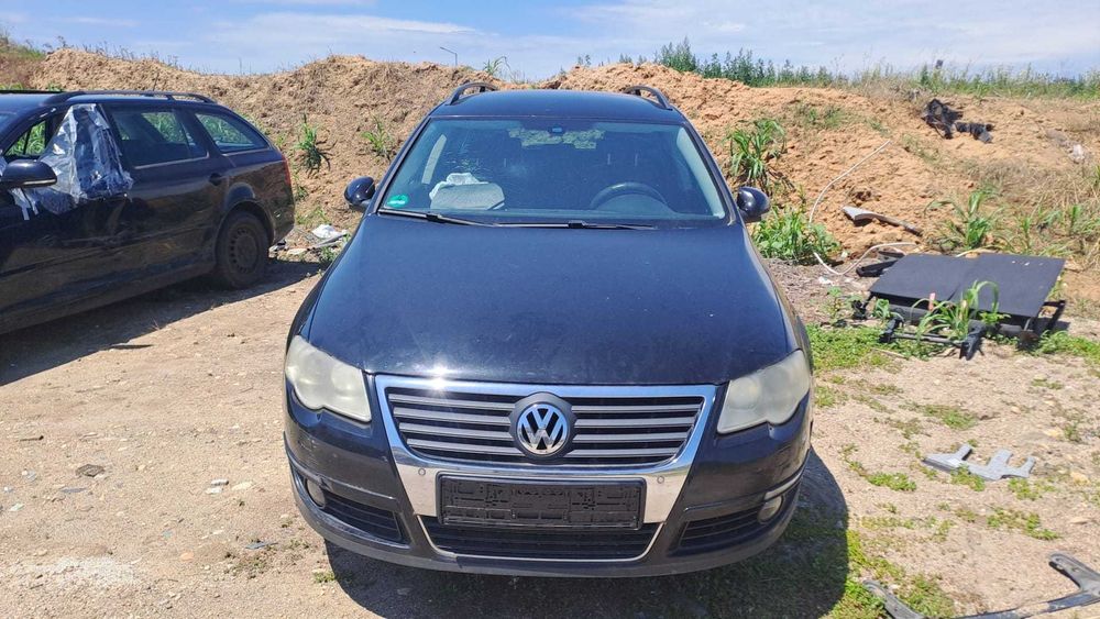 Piese pentru VW Passat B6 2.0 TDI 170cp BMR , Bara fata cu spalatoare , faruri bi-xenon Europa  Aripi stanga  dreapta , capota motor , trager