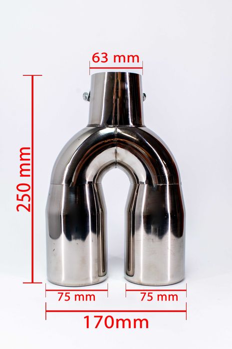 Накрайници за ауспух, двойни