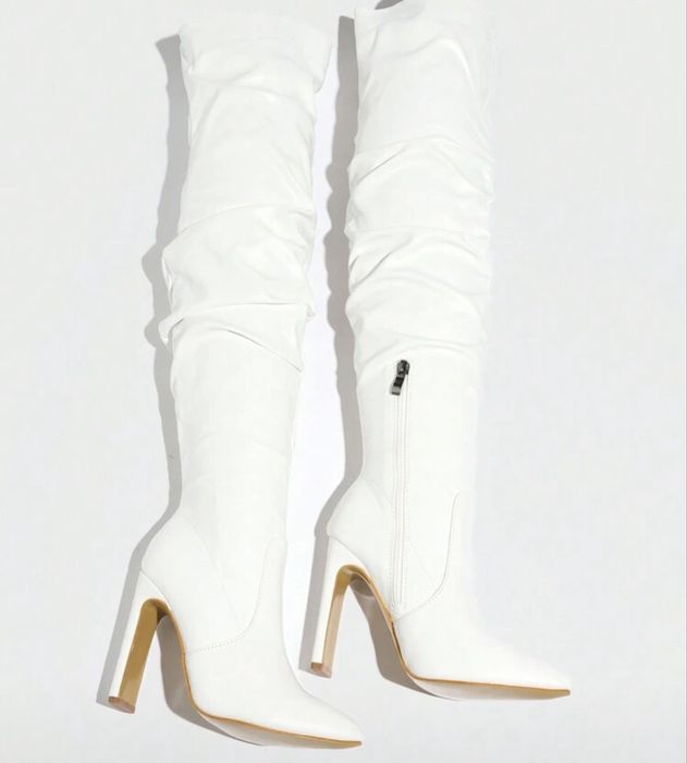 Cizme de vanzare albe nr 38