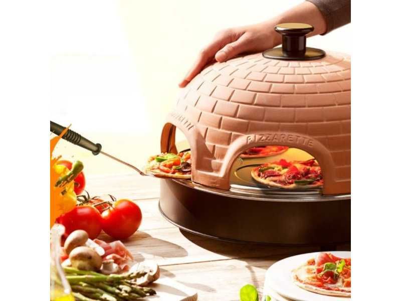 Фурна за Пица с Теракотен Капак Еmeriо Pizzarette PO-115984, 1200W