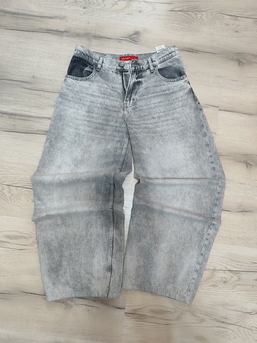 Whitney Jeans Grey Широкие джинсы
