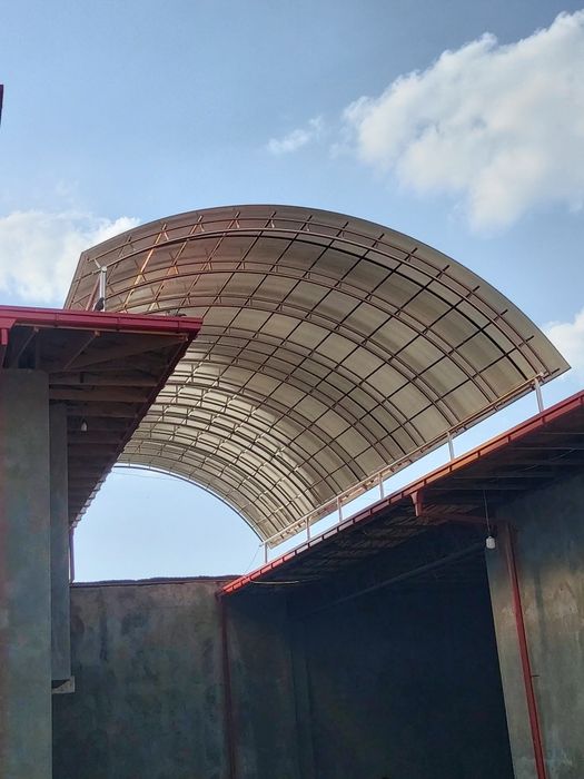 Лексан навес из нержавеющей стали