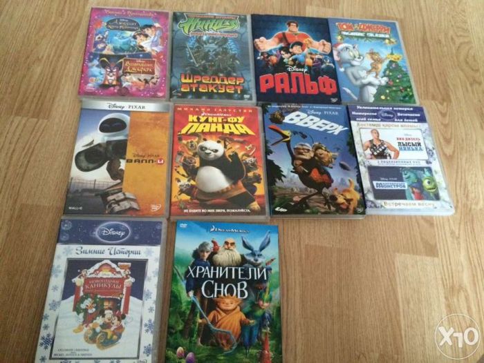 Продаю/обмен диски с мультиками для детей