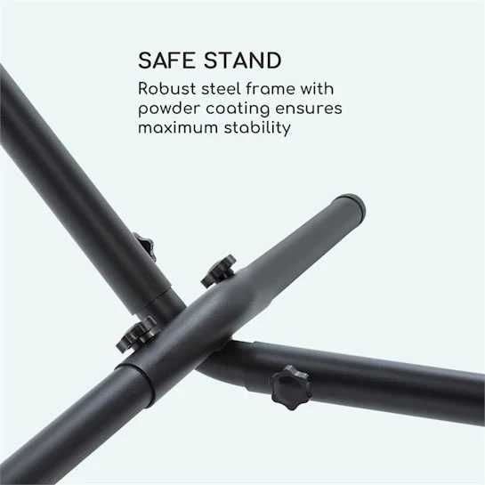 Sri Lanka Swing, люлеещ се хамак, стоманена рамка, 160 кг max., райе