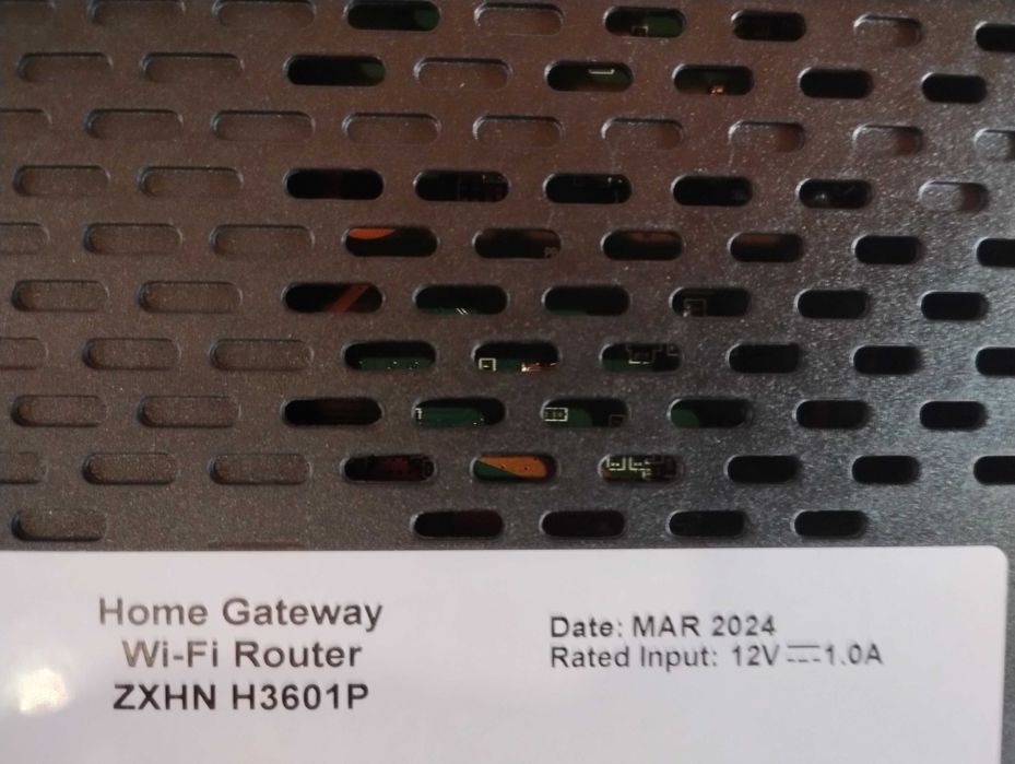 ZTE ZXHN H3601P Wi-Fi 6 рутер