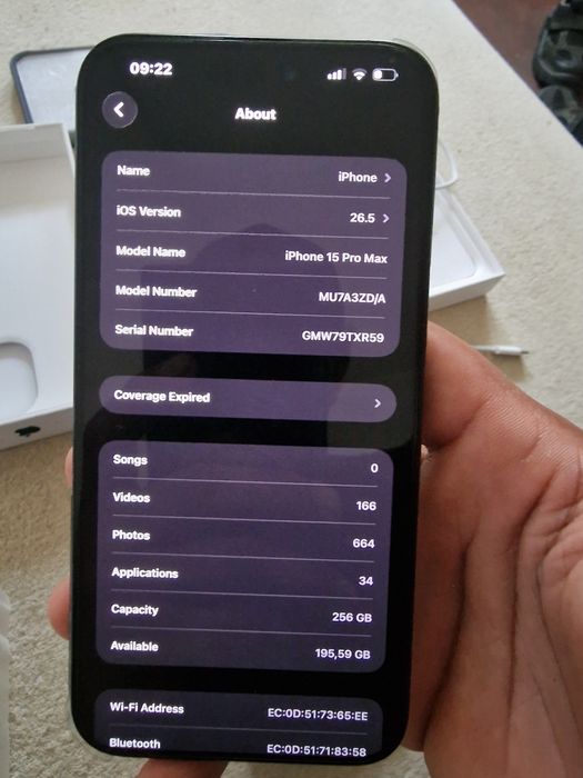 Iphone 15 pro max. Condition 10/10 Rom 256GB Factory unlocked  Bettery health 88 Tempered Glass on screen back and came
