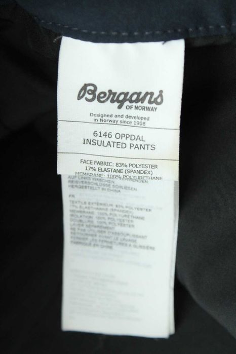 BERGANS OPPDAL Ins ski pants - мъжки ски панталон, размер XL