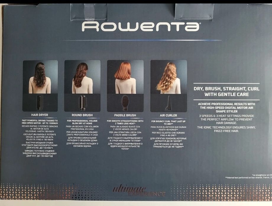 Perie multifunctionala cu aer cald Rowenta Air Shape UB9820E0