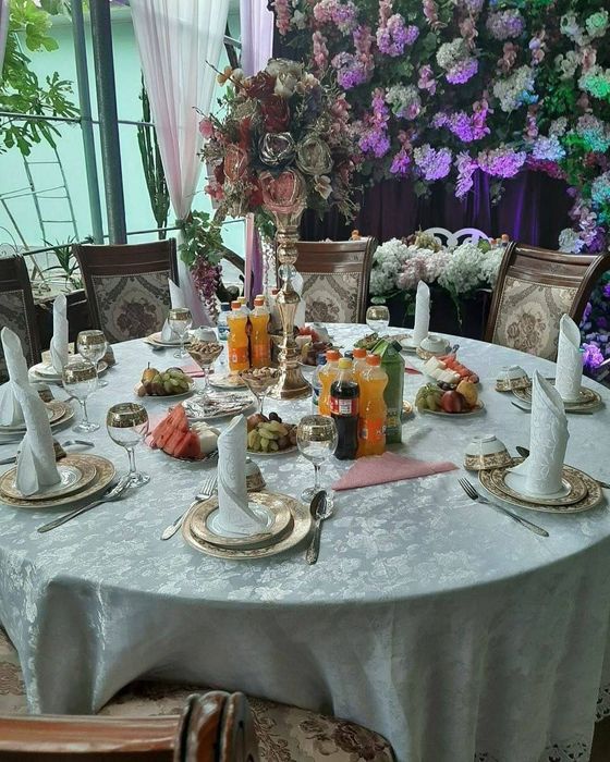 Prokat Stol Stul chinni idishlar qozon oʻchoq samovar Vintilyator