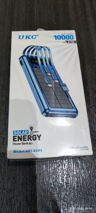 Външна соларна батерия за телефон