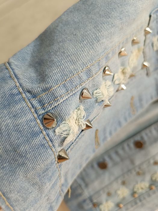 Джинсовая жилетка на девочку