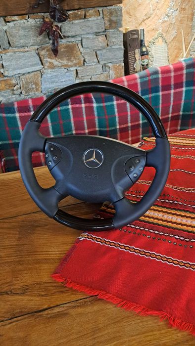 Волан за г 463 с нова естествена кожа и махагон!