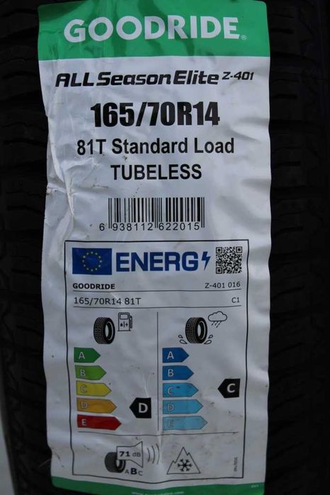 Anvelope noi 165/70R14, 81T, Goodride, All Season, DOT 2025