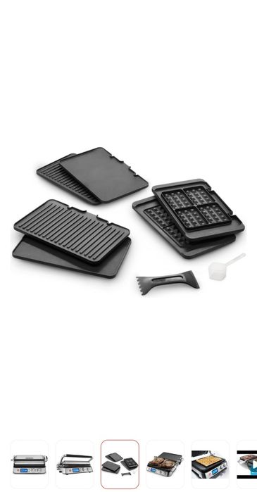 DeLonghi Гриль-вафельница CGH1030D элеткро грильница