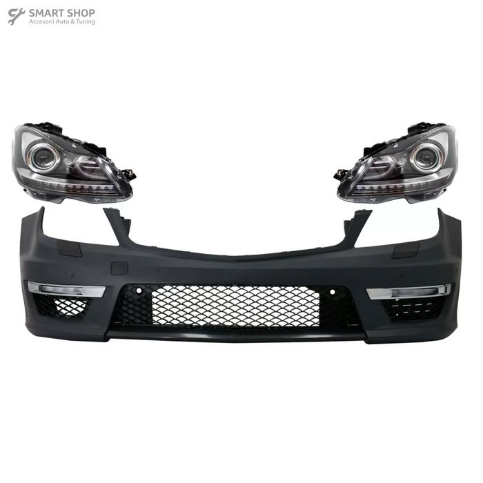 Bara Fata cu Faruri Bi-Xenon Mercedes C-Class W204 Facelift (2012-2014