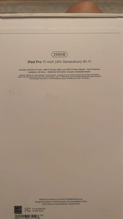 Ipad Pro 11/ 256 Gb, Wi-Fi