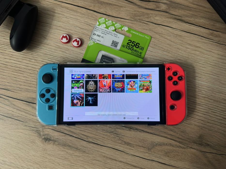 Продам прошитый Nintendo Switch OLED 256GB 38 игр Нинтендо свитч ОЛЕД