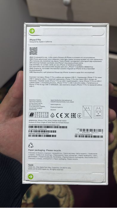 Iphone 17 pro 512Gb sim original