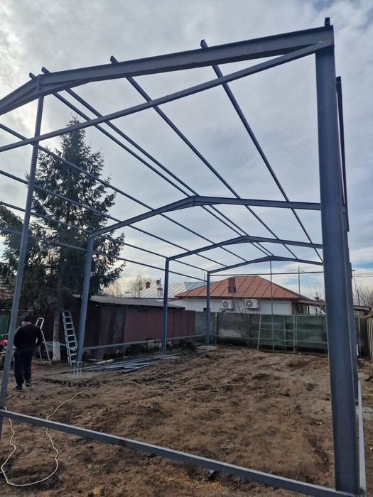 Vând hală metalică lucrăm fără avans Asiguram si montaj