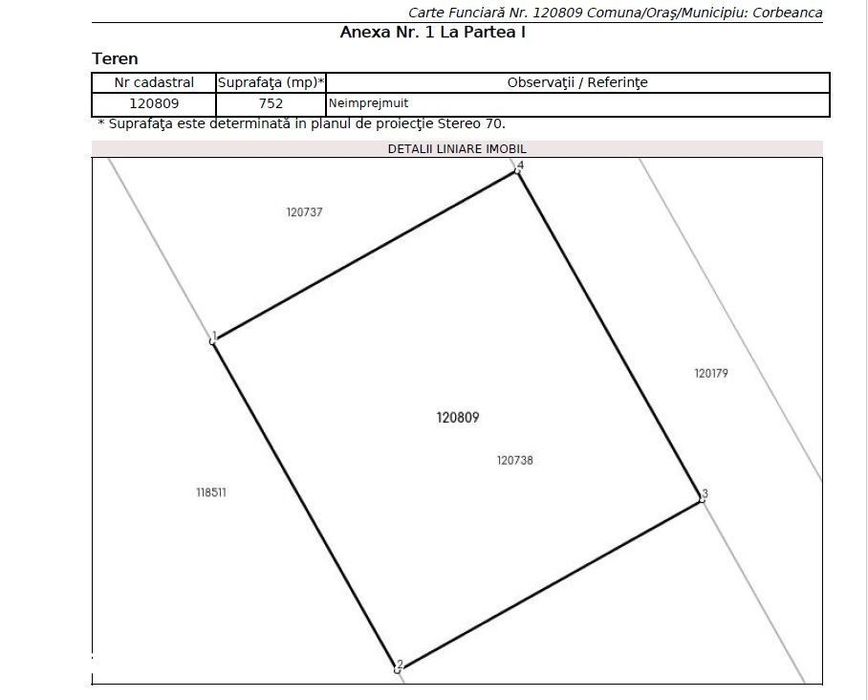 Cobeanca PRIMARIE Ogorului Loturi 500 - 1100 mp URBANISM DE CONSTRUIRE
