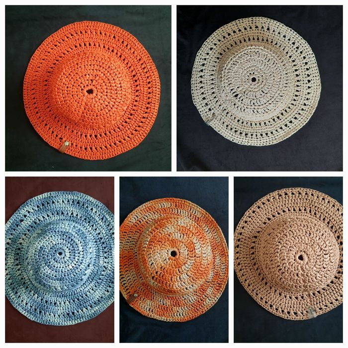 Шляпка летняя натуральная