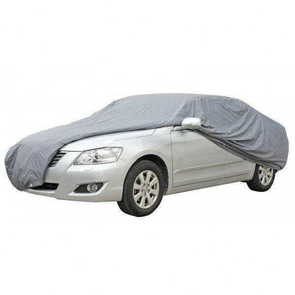 Универсално водоустойчиво покривало за кола с UV защита (Сив цвят) - размер M, L, XL, XXL