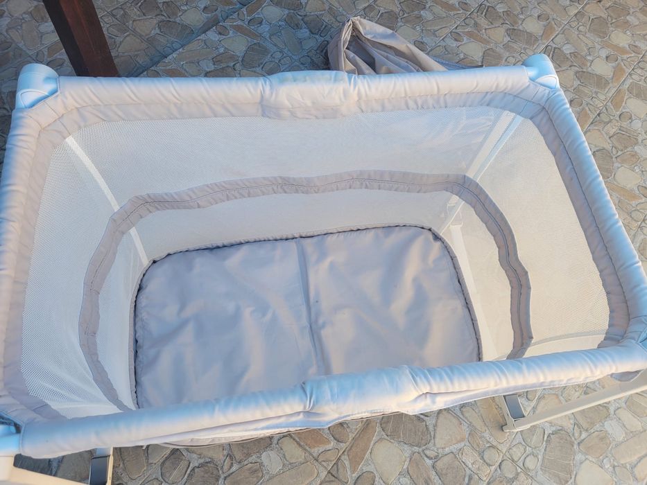 Patut transformabil 2 in 1 Chicco Zip Go Glacial 0luni+