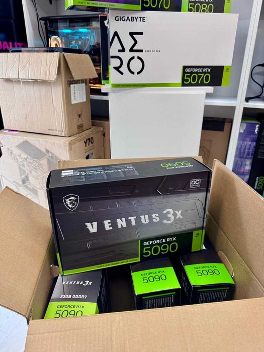 Placa video GIGABYTE AORUS RTX 5080 MASTER, 16GB, Tva, Garantie, noua!