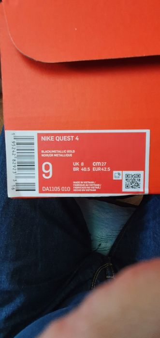 Nike Quest 4 pantofi sport, noi in cutie