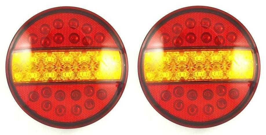 1 бр. Кръгли Лед LED 12-24V задни стопове светлини за камион YP108RY