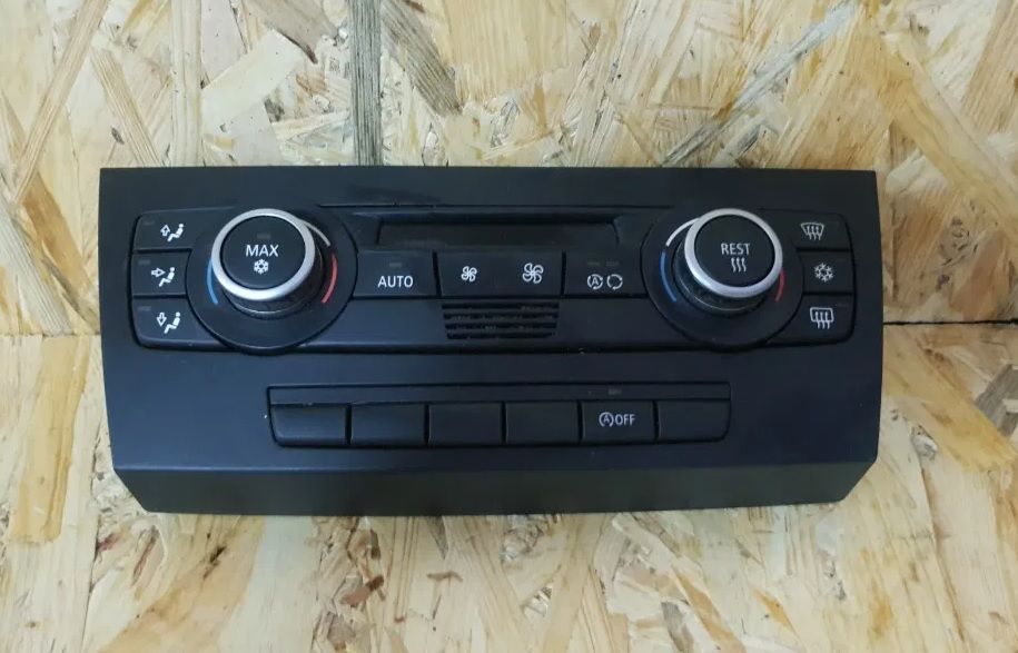 Panou Modul Display Comenzi Clima Climatronic Aer Conditionat Bmw E90 E91 Cod 9162983