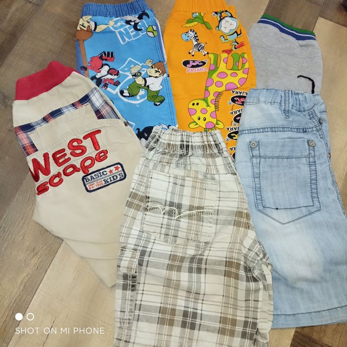 Шорты на мальчика от 3 до 6 лет