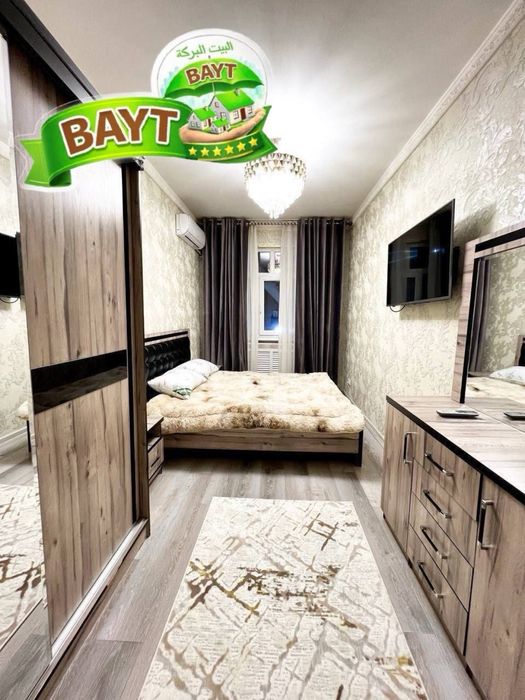 2в3 комнатная, Чил 7 ЕВРОРЕМОНТ, Мебель+Техника продаётся квартира  ~