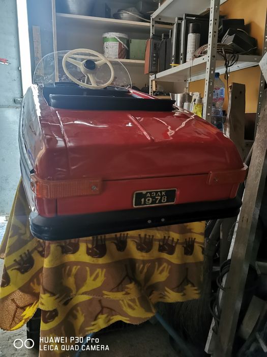 Кола с педали москвич