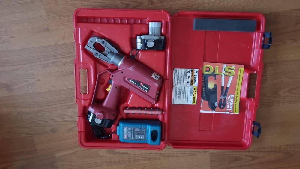 Burndy PAT600-18V presa hidraulica sertizat TEVIzare pret 500 lei FIX