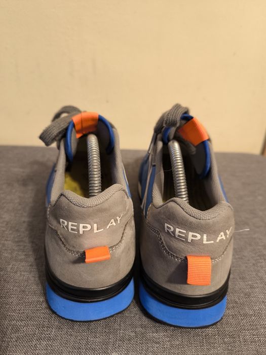 Adidasi Replay panelled lace up