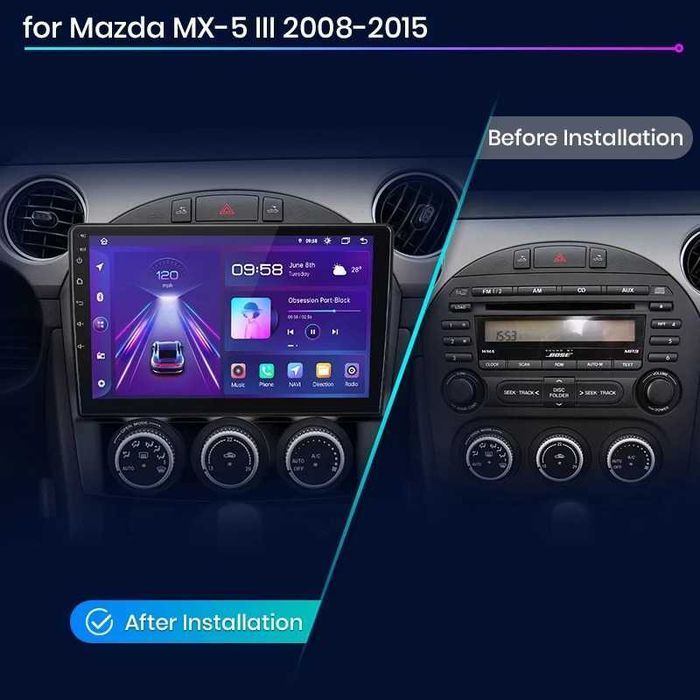 Mazda MX-5 Мултимедия Навигация Android