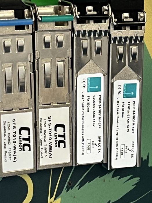 Lot 8 module sfp, gbic