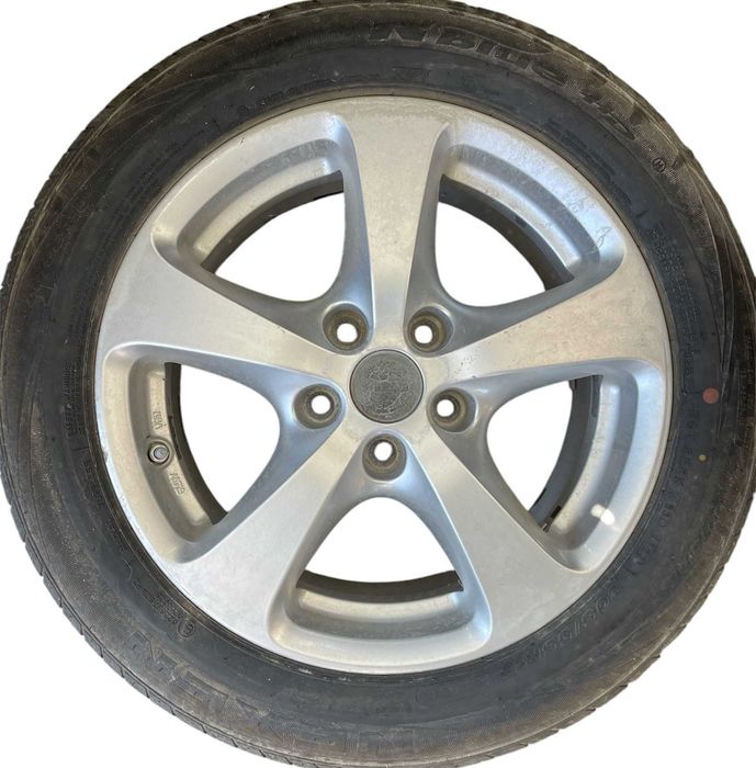 Set jante aliaj R16 Opel, Vw 5x110 cu anvelope de vara