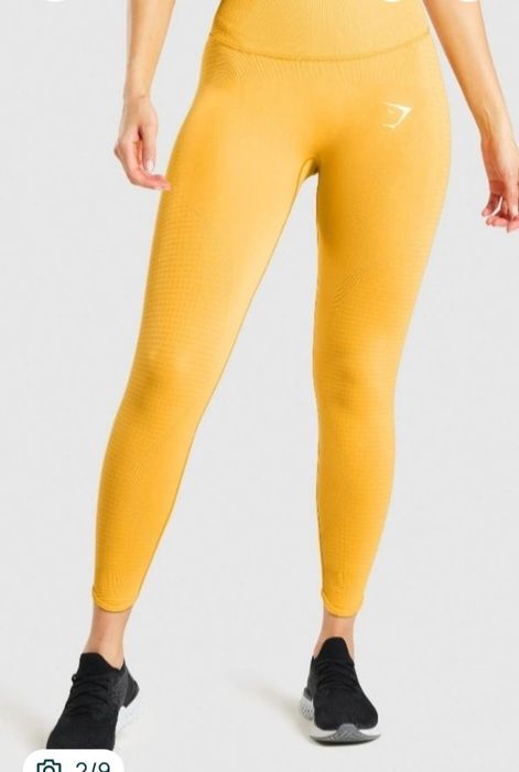 Gymshark жълто клинче xs