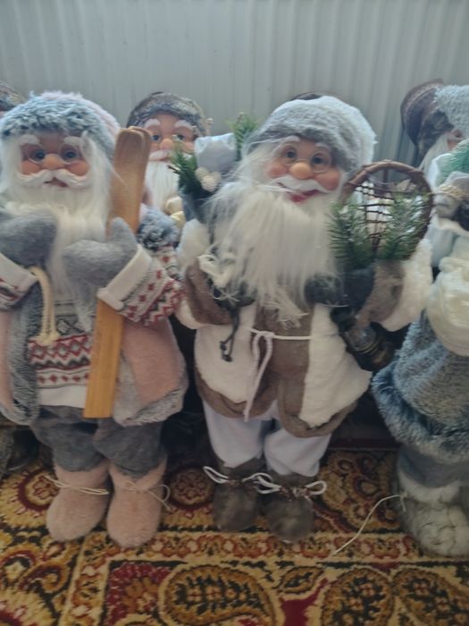 Figurina papusa decoratiune Moș Crăciun 60 cm cadou brad schi urs sanie minge oferta